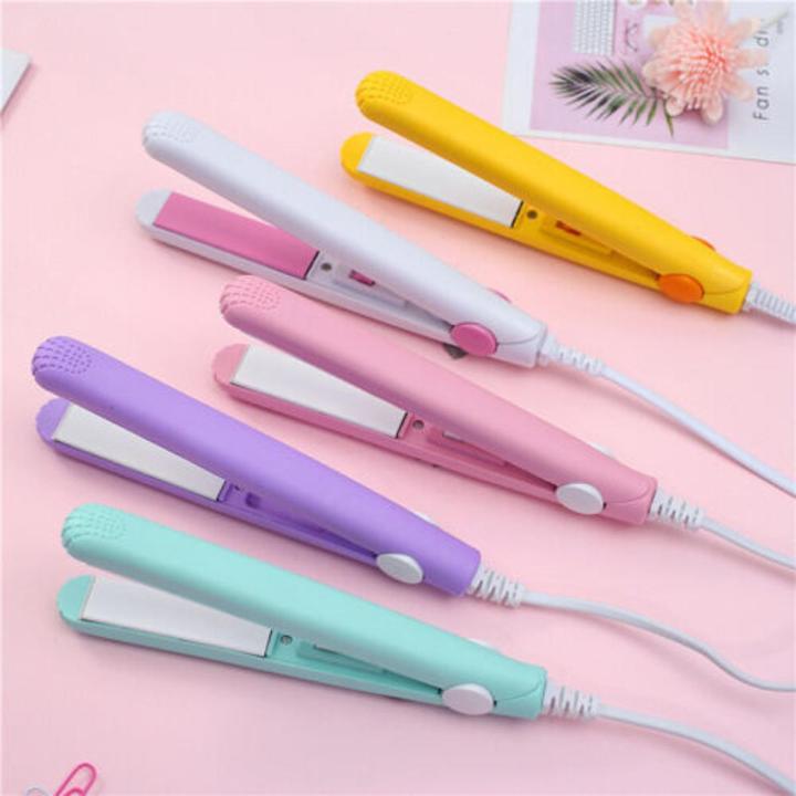 Travel Mini Hair Flat Iron Ceramic Plate Hair Straightener & Straightner