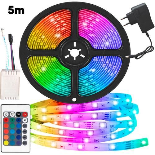 RGB Led strip Lights 5 meter with remote multi functions