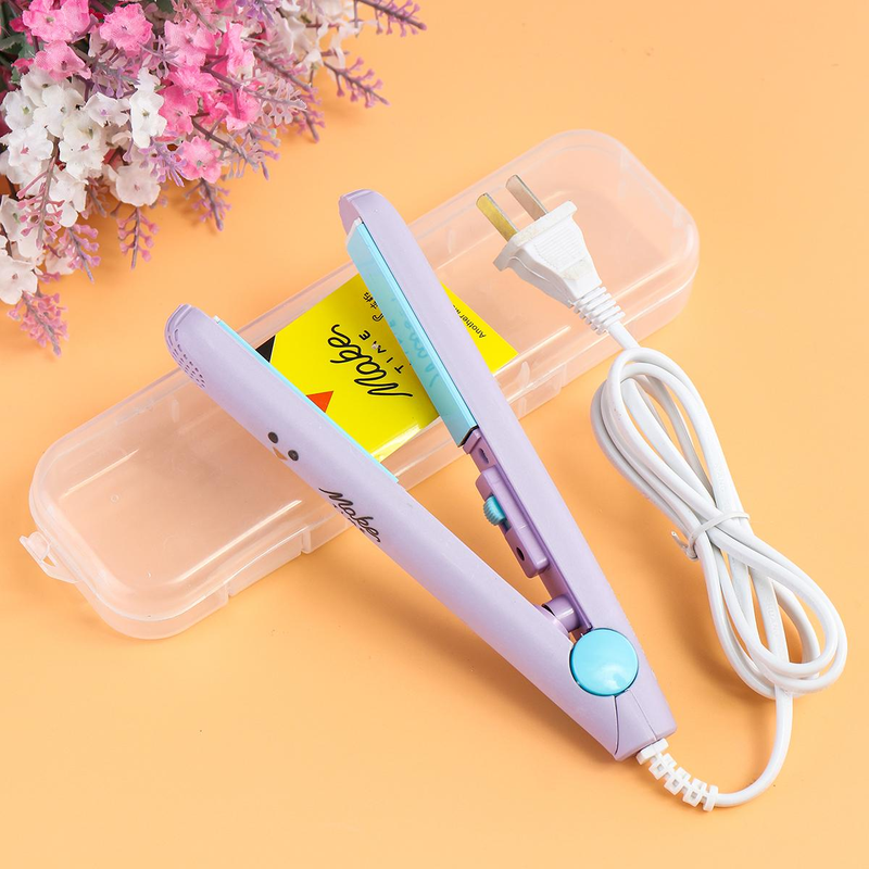 Travel Mini Hair Flat Iron Ceramic Plate Hair Straightener & Straightner