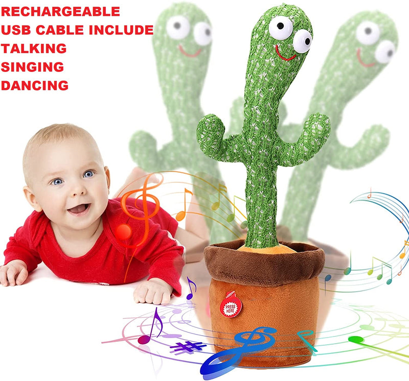 Dancing Cactus Dancing Cactus Toy Rechargeable Dancing Toy